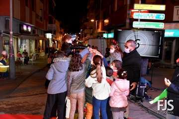 Telde da la bienvenida a la Navidad con el encendido de la decoración callejera/TA y Francisco Javier Santana.